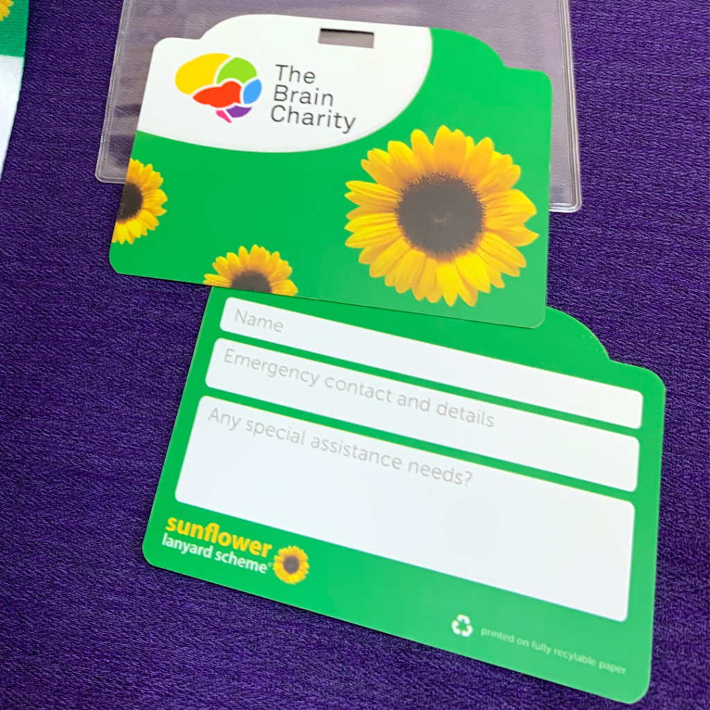 Hidden Disabilities Sunflower Card Support For Neurological