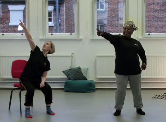 The Brain Charity's dance workshops coupled with physiotherapy for people with dementia - online video series