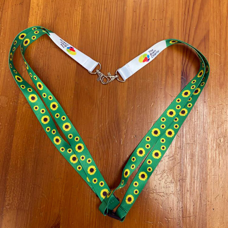 Sunflower Lanyard To Show Hidden Disabilities The Brain Charity