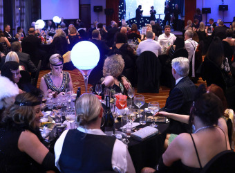 General room view of The Brain Charity Roaring 20s Ball 2022