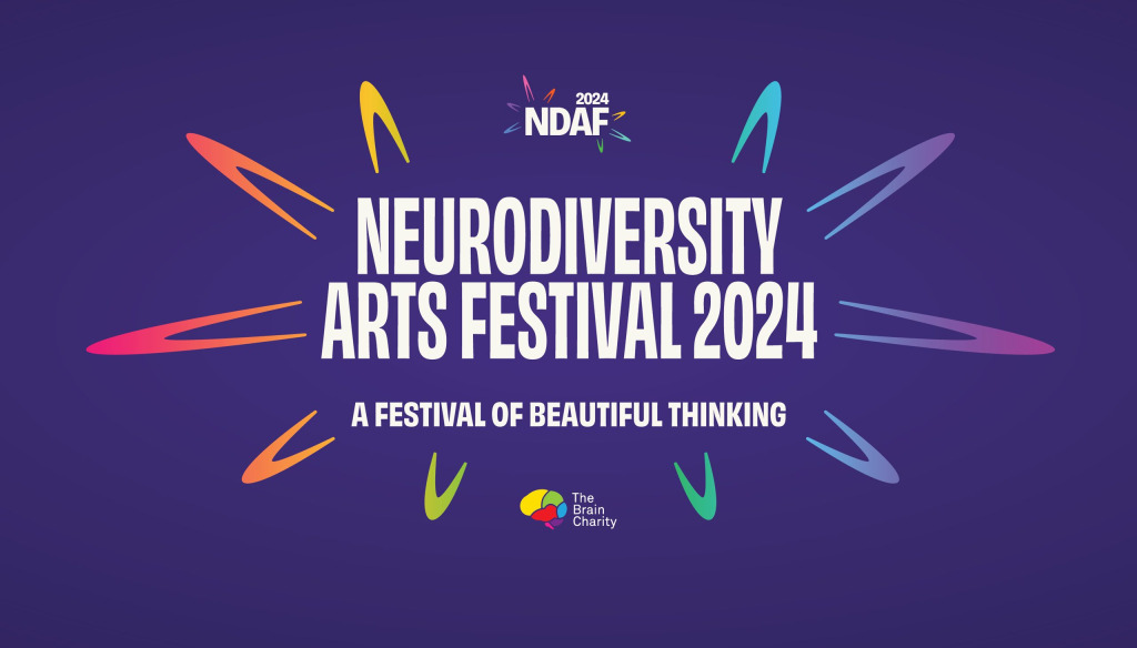 Neurodiversity Arts festival logo NDAF 2024