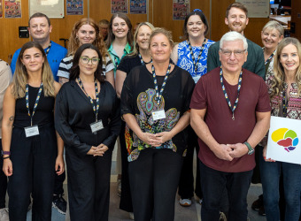 The Brain Charity staff group shot 2024