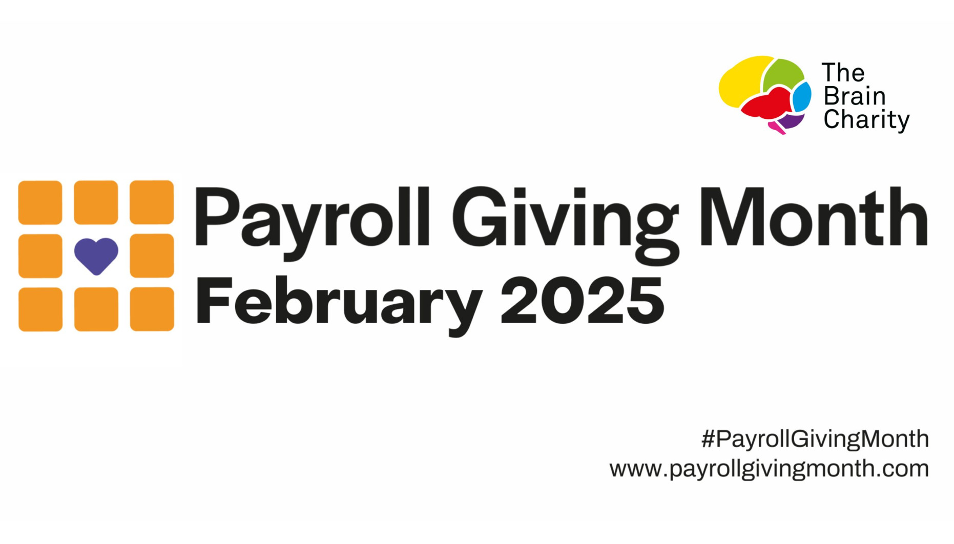 Payroll Giving Month February 2025 header